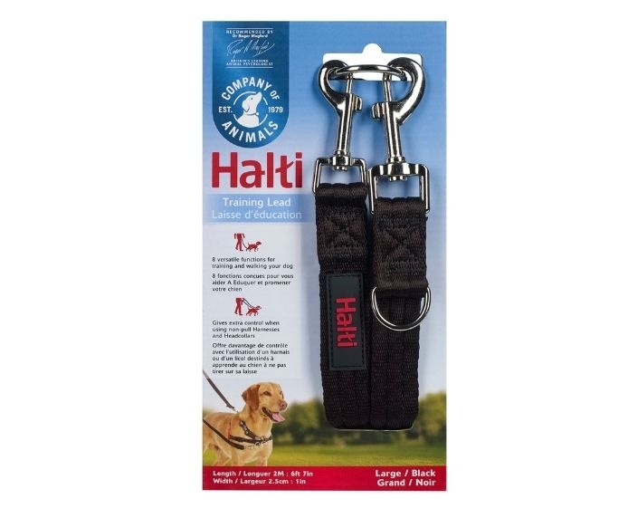 Halti Training Lead for Dogs - Black 