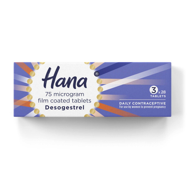 Hana Daily Contraceptive 75mg 3 Month Supply