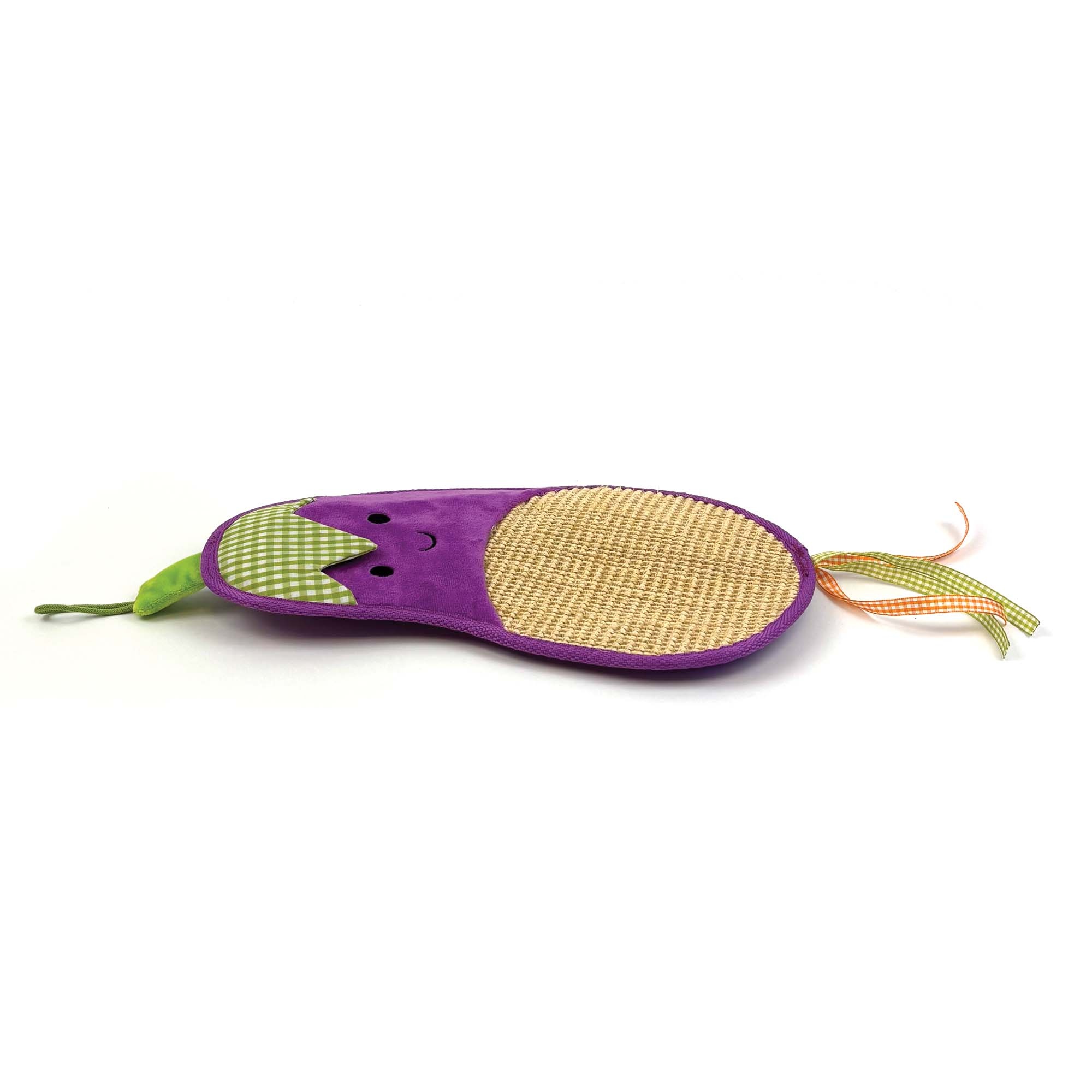 Happy Pet Tabby Patch Aubergine Door Hanger Cat Scratcher Toy