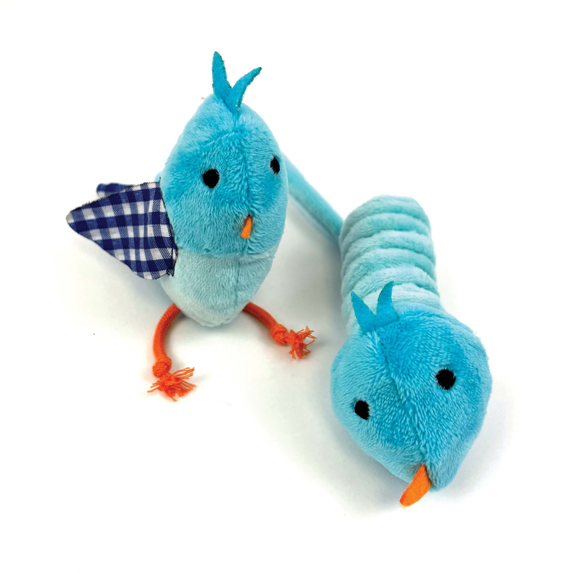Happy Pet Tabby Patch Bluebird 2pk Cat Toy