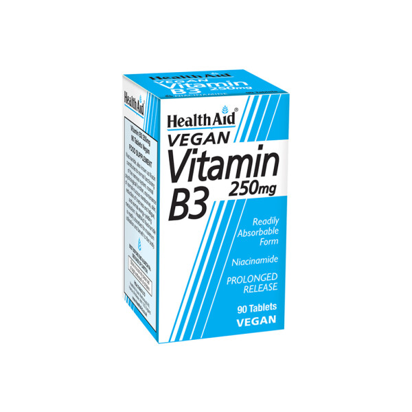 HealthAid Vitamin B3 250mg Tablets