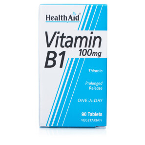 HealthAid Vitamin B1 100mg Tablets (Thiamin)