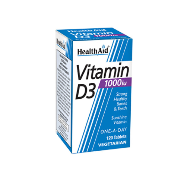 HealthAid Vitamin D3 1000iu Tablets