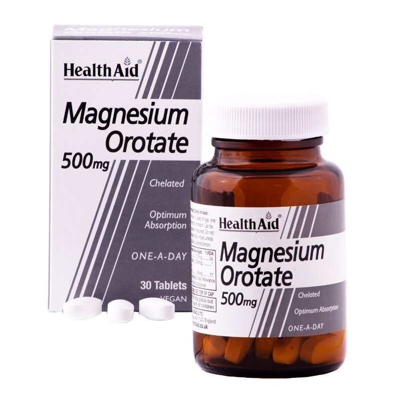 Healthaid Magnesium Orotate 500mg Tablets 