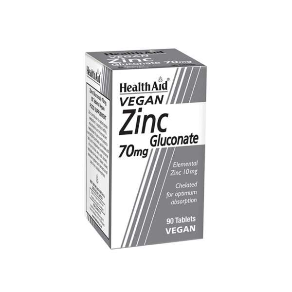 HealthAid Zinc Gluconate 70mg Tablets