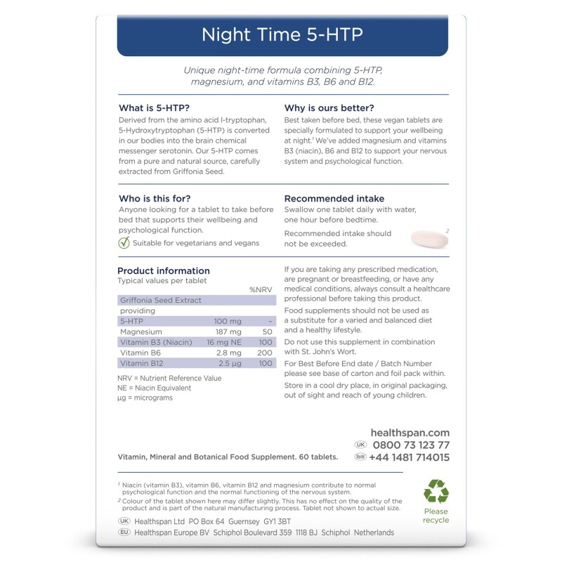 Healthspan Night Time 5-HTP