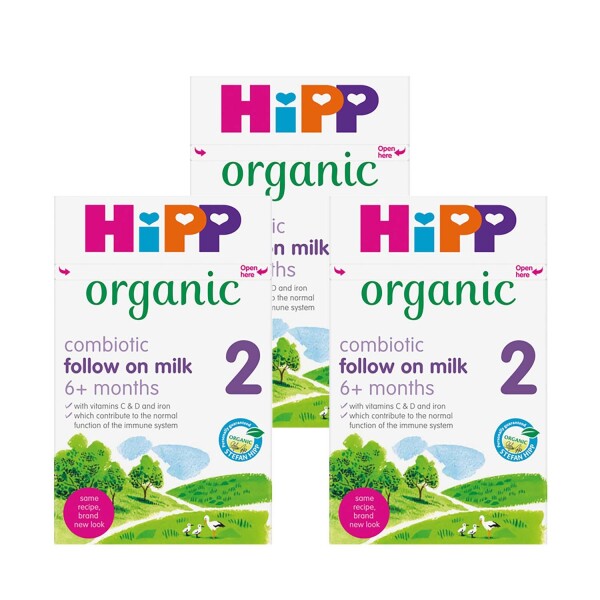HiPP 2 Organic Combiotic Follow On Milk Triple Pack