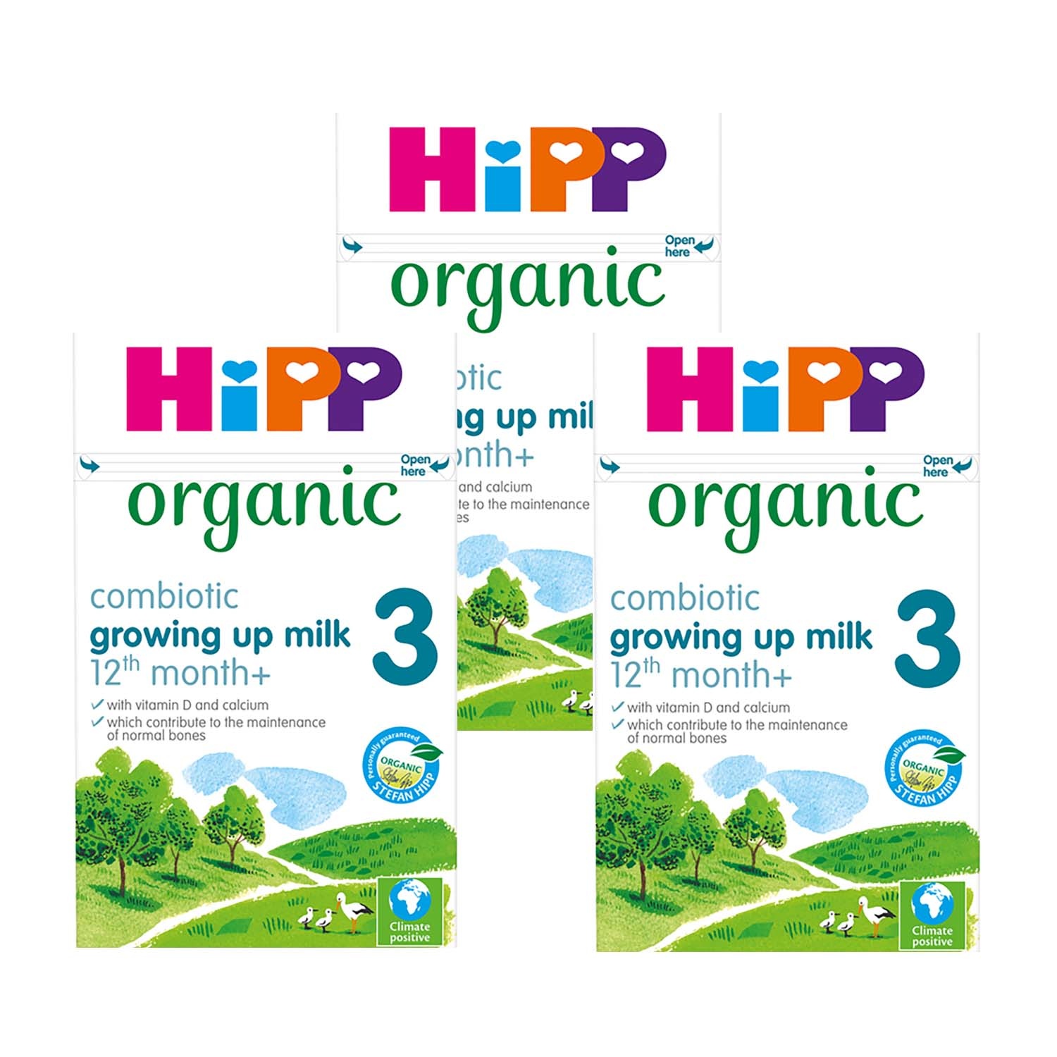 HiPP Organic Growing Up Milk Powder Triple Pack