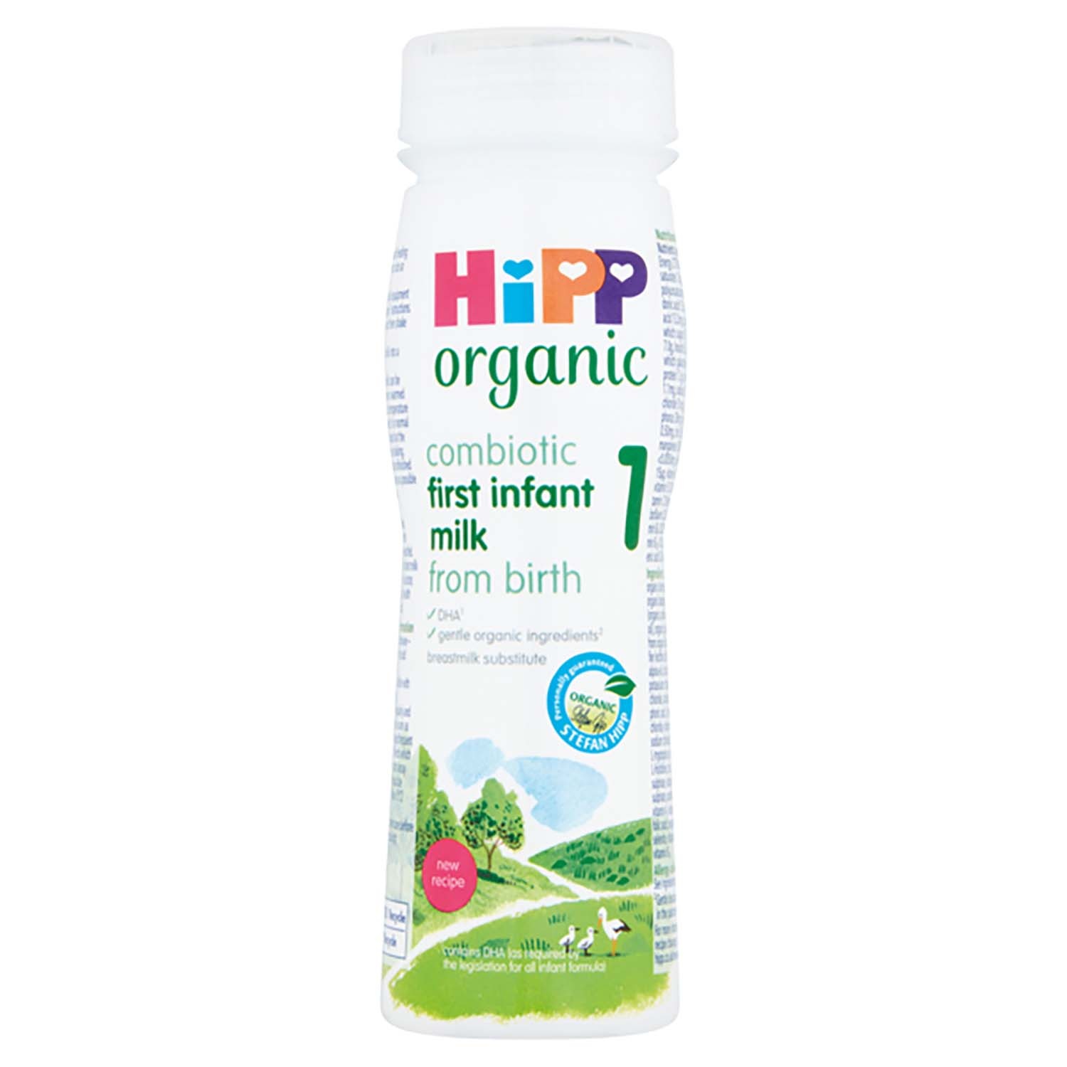 HiPP Organic 1 First Infant Baby Milk Ready To Feed Bottle From Birth