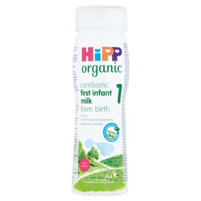 HiPP Organic 1 First Infant Baby Milk Ready To Feed Bottle From Birth