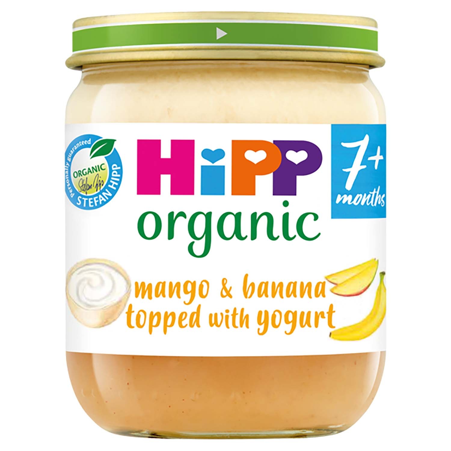 HiPP Organic Mango & Banana Topped with Yogurt Jar 7+ Months
