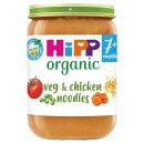 HiPP Organic Veg & Chicken Noodles Jar 7+ Months 