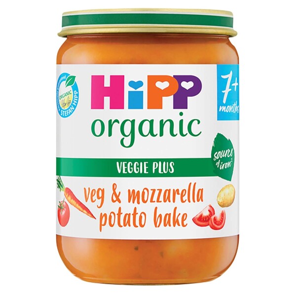 HiPP Organic Vegetables & Mozzarella Potato Bake Jar 7+ Months 