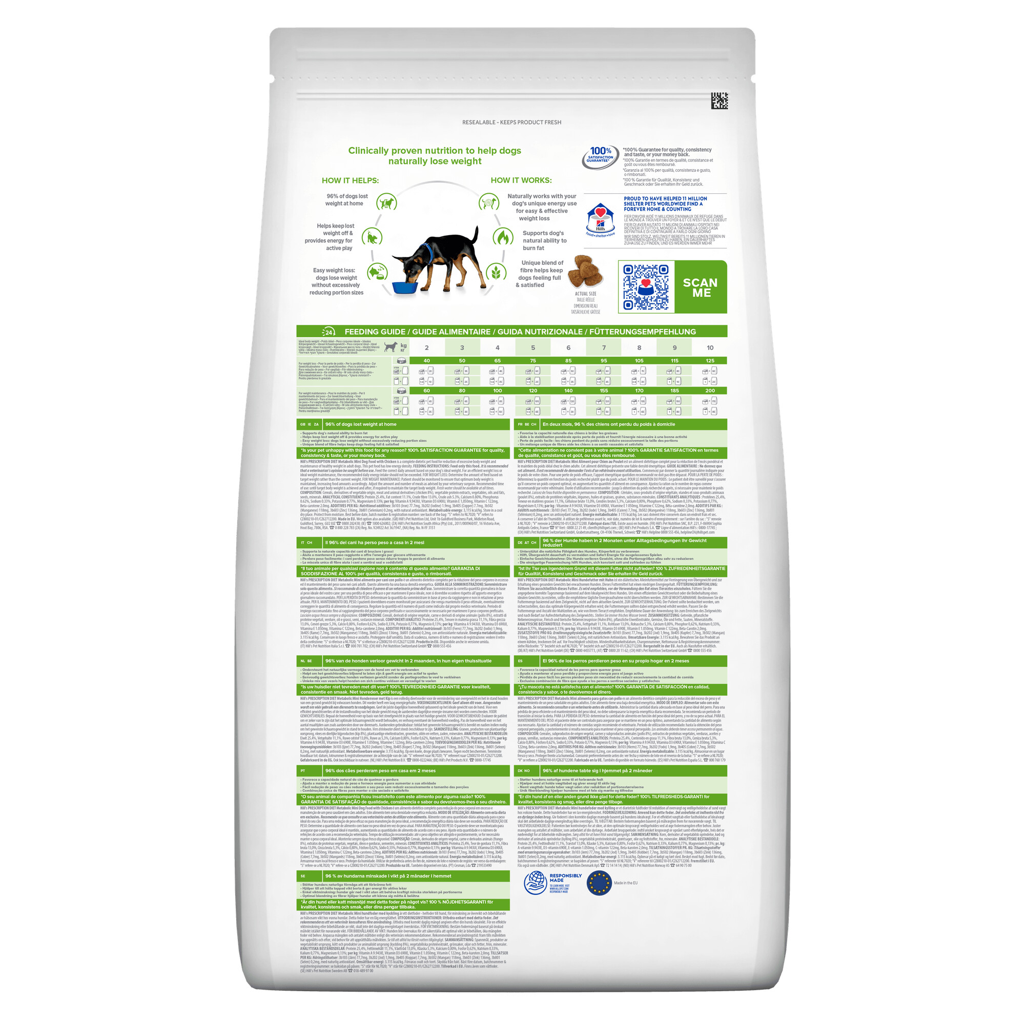 Hill's Prescription Diet Metabolic Mini Weight Management Dry Dog Food 6kg