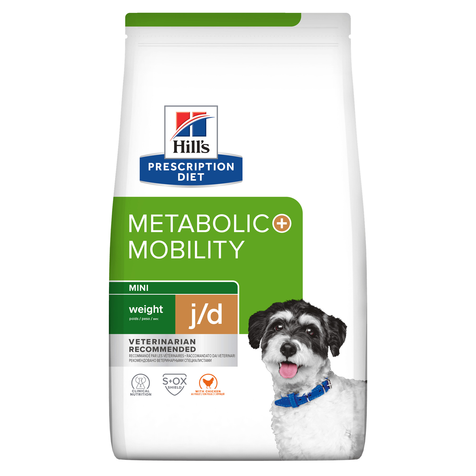 Hill's Prescription Diet Metabolic Mobility Mini Weight Manage Dry Dog Food 