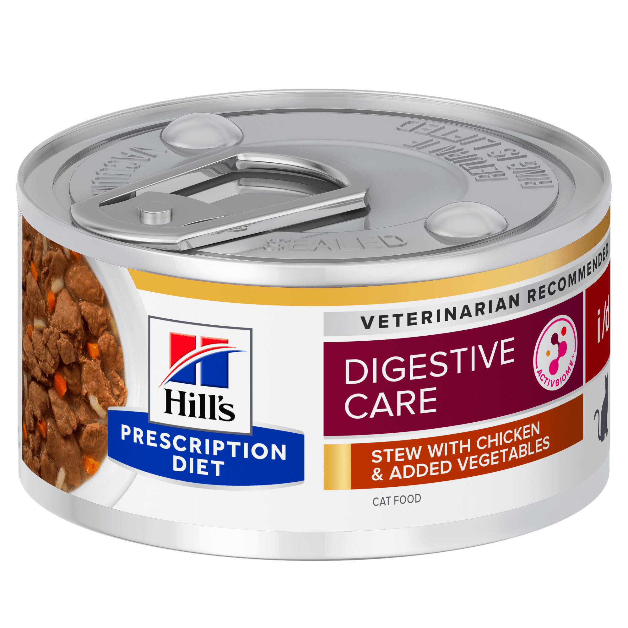 Hill's Prescription Diet i/d Digestive Care Stew Cat Food 24x82g Can