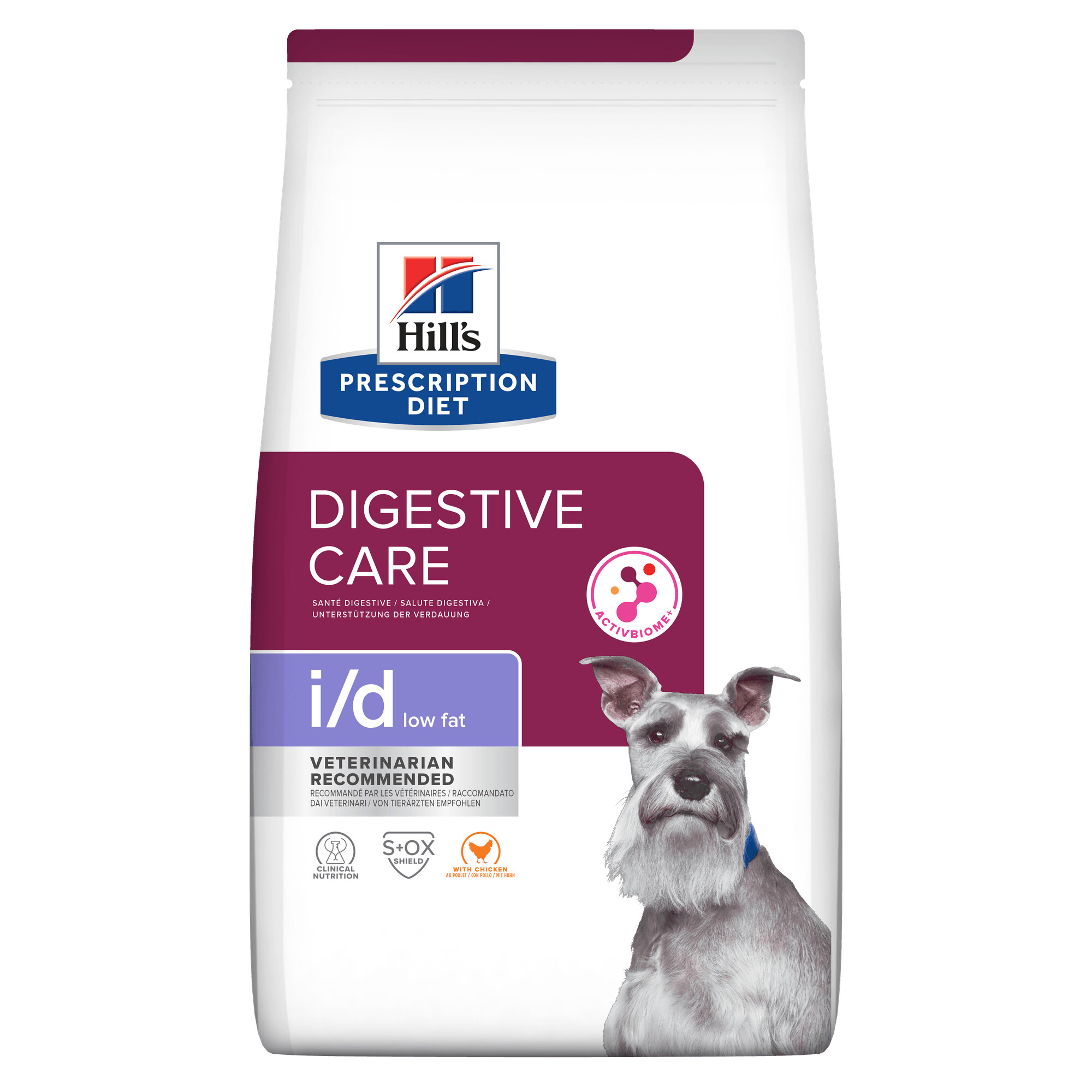 Hill's Prescription Diet i/d Low Fat Digestive Care Dry Dog Food 4kg