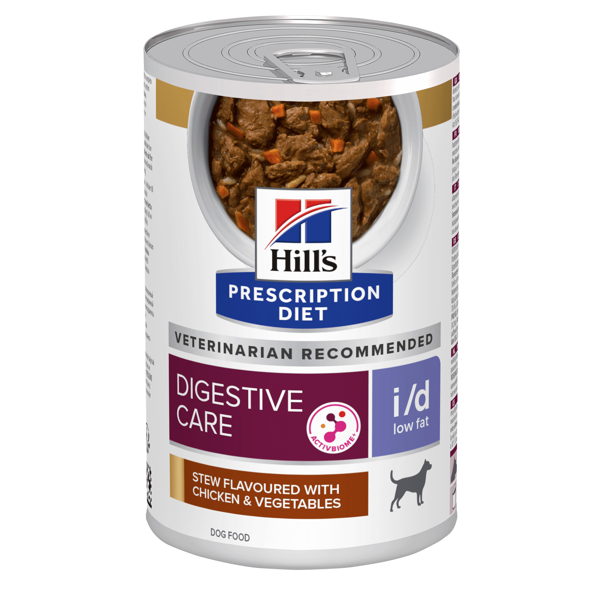 Hill's Prescription Diet i/d Low Fat Digestive Care Stew Dog Food 12x354g Can