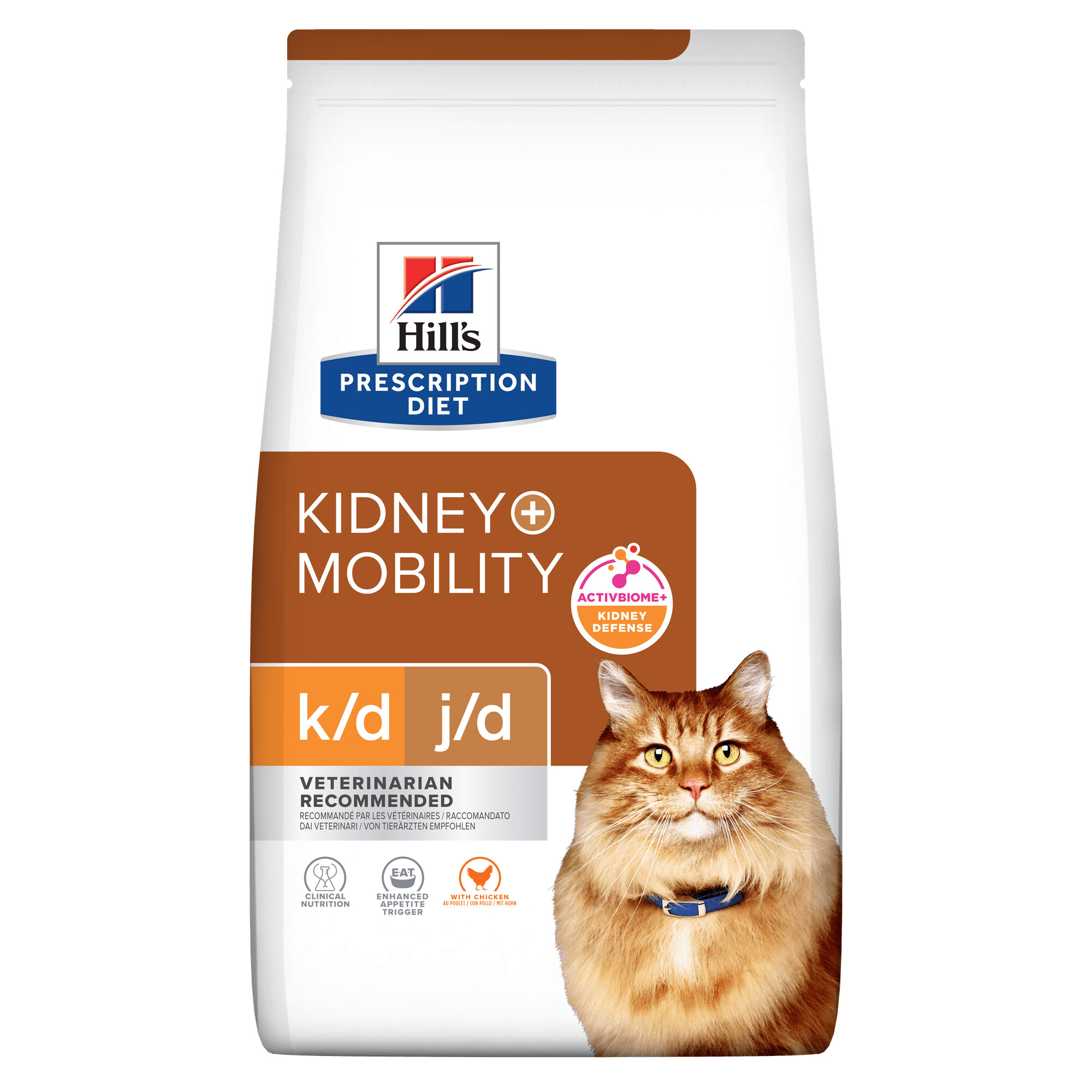 Hill's Prescription Diet k/d + Mobility Dry Cat Food 
