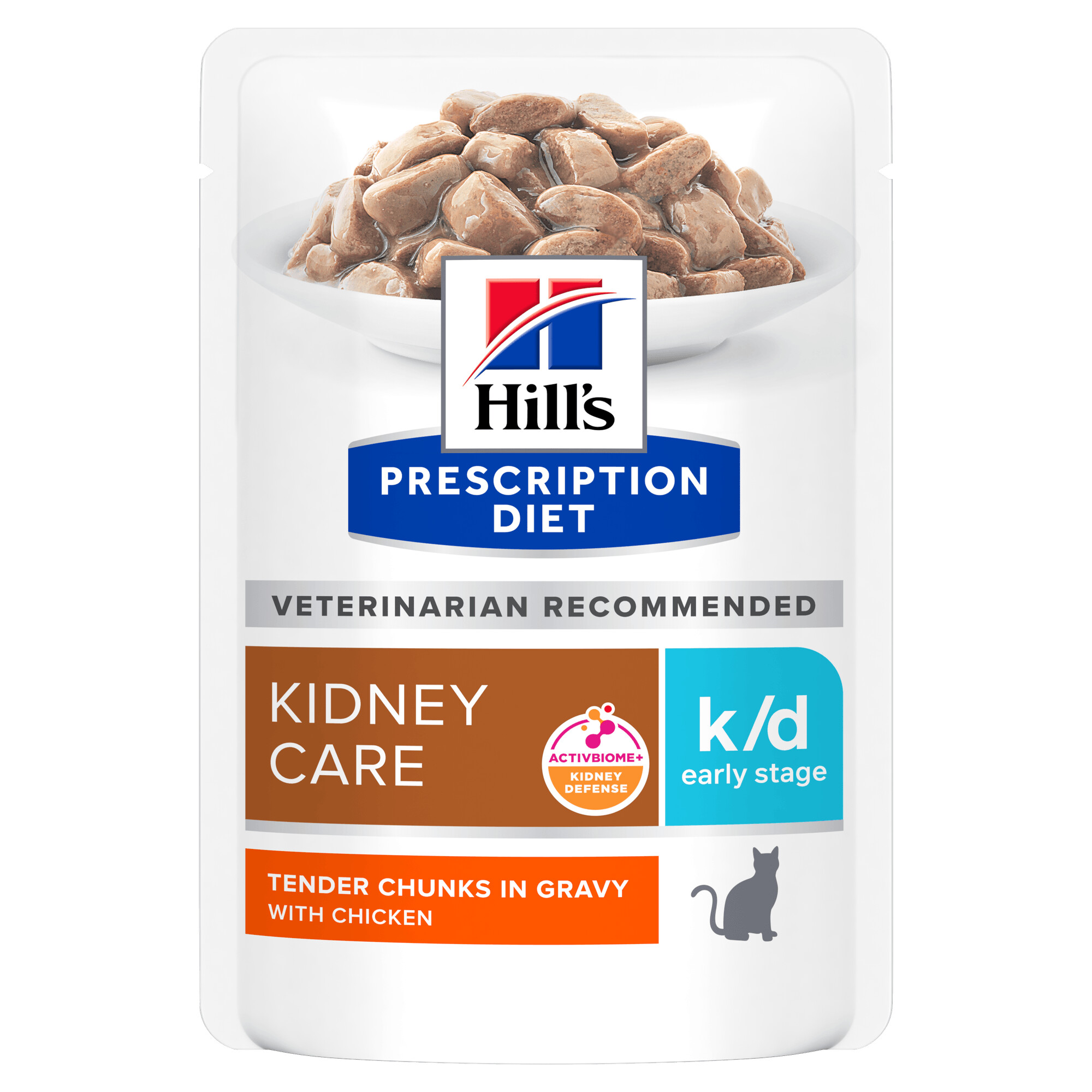 Hill's Prescription Diet k/d Early Stage Kidney Care Cat Pouch 12x85g Pouch