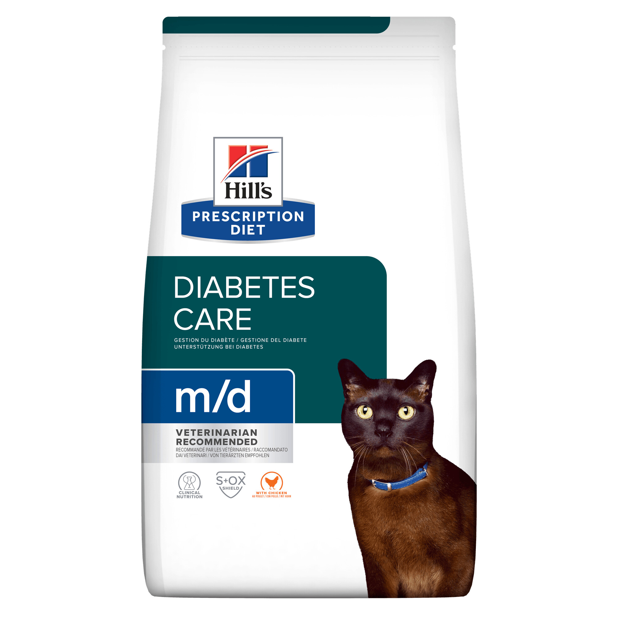 Hill's Prescription Diet m/d Diabetes Care Dry Cat Food 3kg
