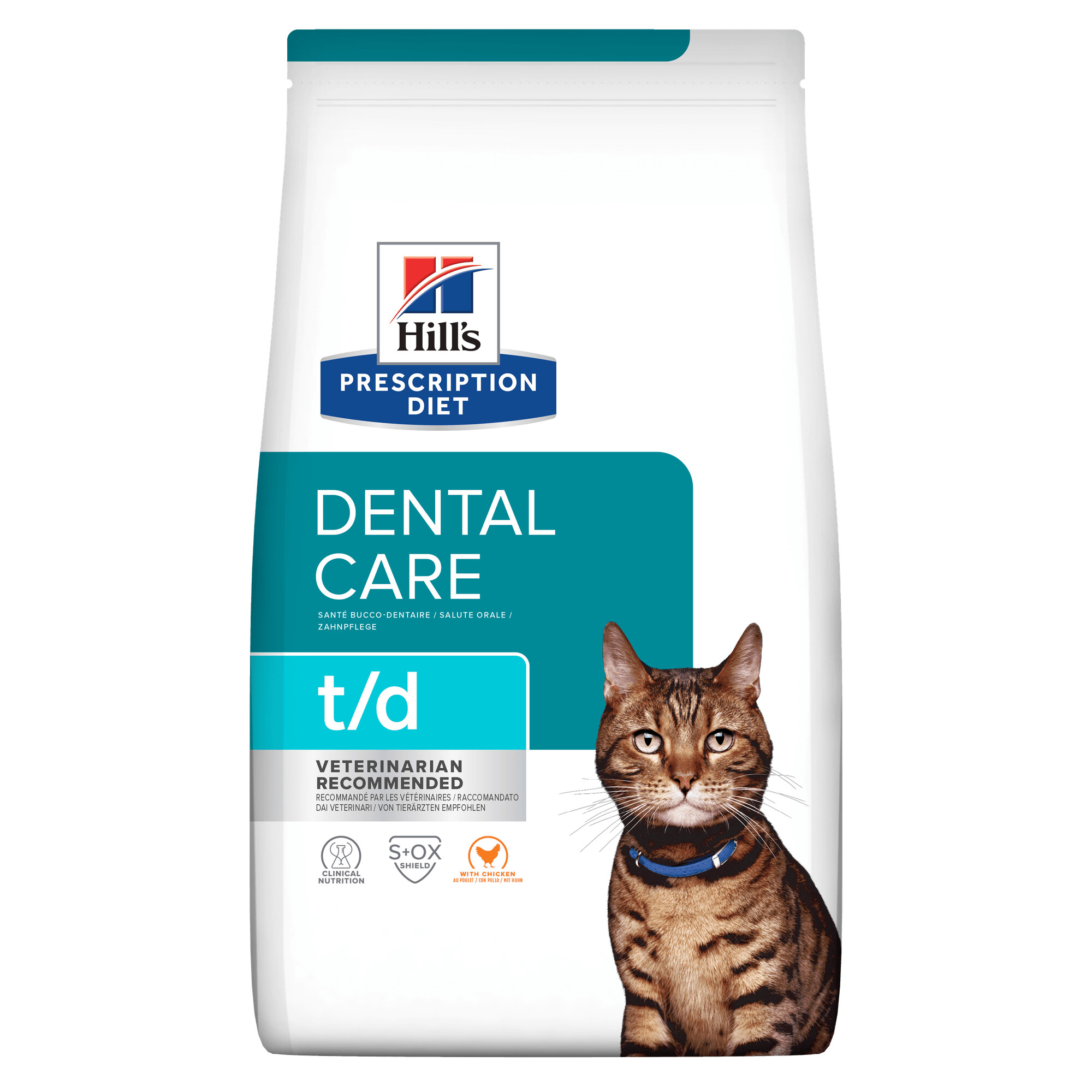 Hill's Prescription Diet t/d Dental Care Dry Cat Food 1.5kg