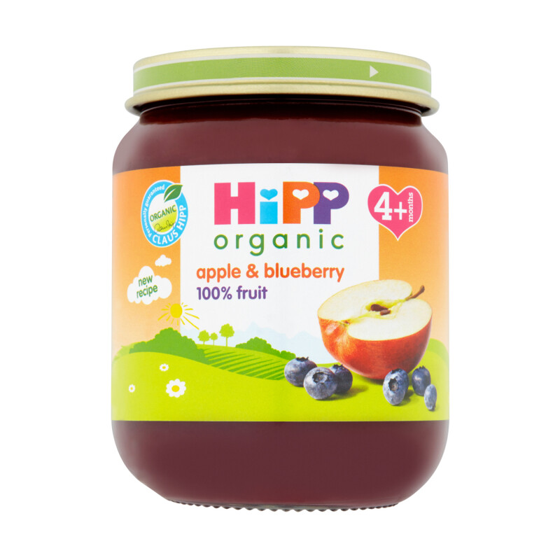 Hipp Organic 4months+ Apple & Blueberry Dessert