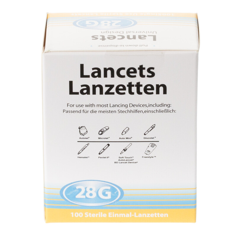 Home Health Lancets Fully Compatible Lancets for Glucose Meters