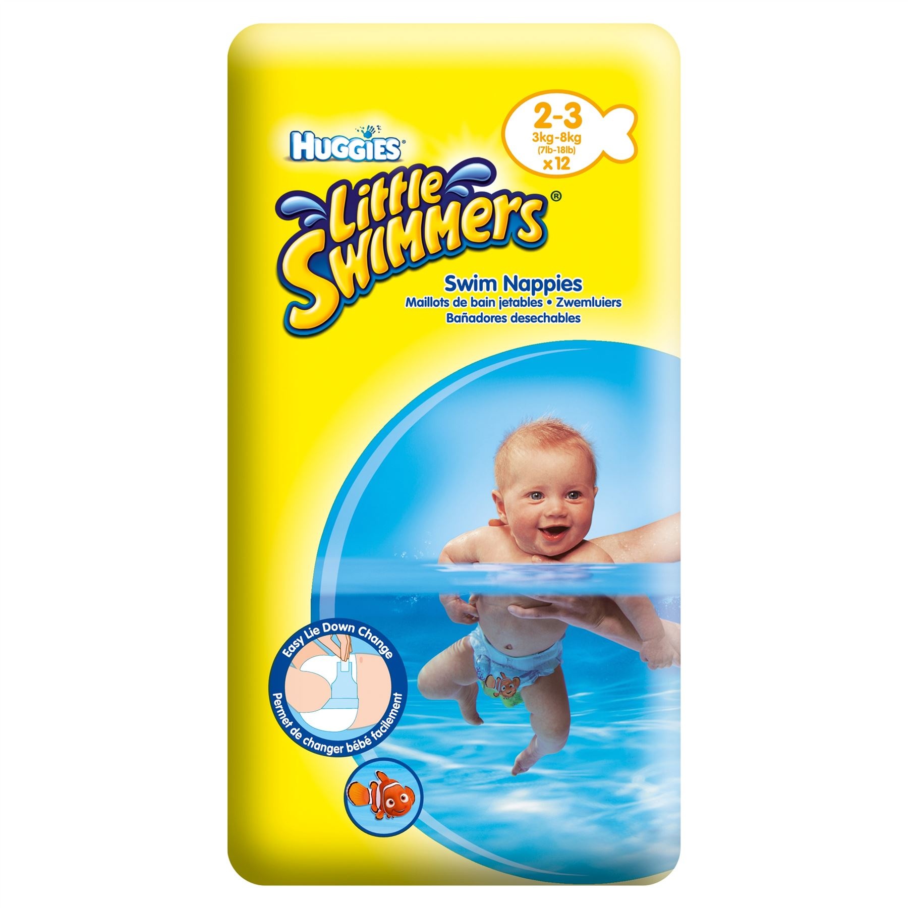 Huggies Little Swimmers Nappies Size 2-3 5029053537795 | eBay