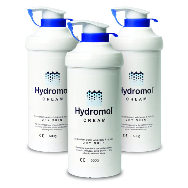 Hydromol Cream Pump Dispenser Triple Pack