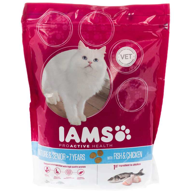 IAMS Senior/Mature Cat Ocean Fish Flavour 900g