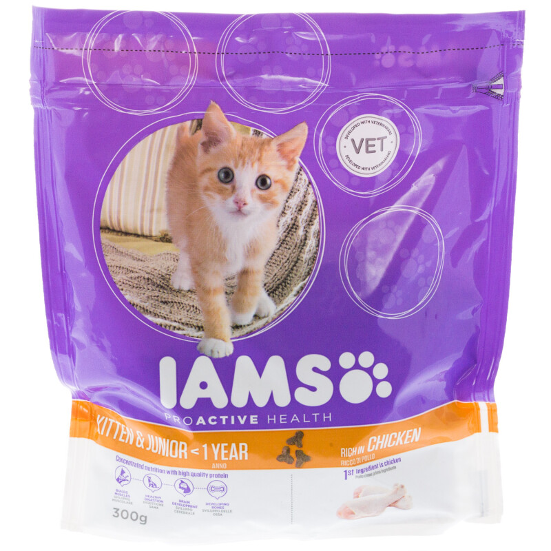 IAMs Kitten and Junior Chicken Flavour 300g
