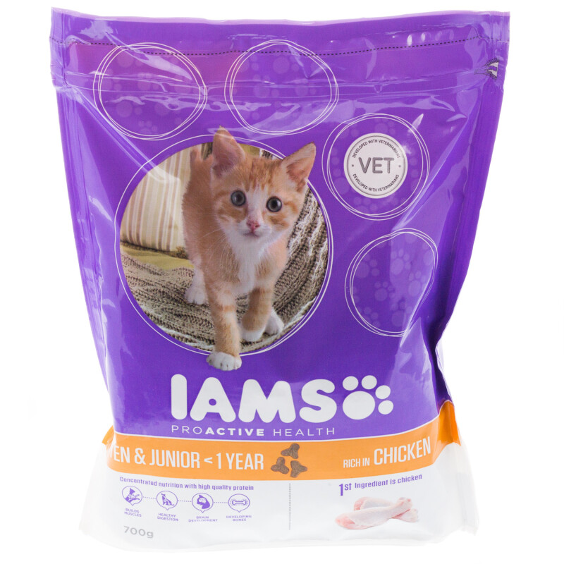 IAMs Kitten and Junior Chicken Flavour 700g
