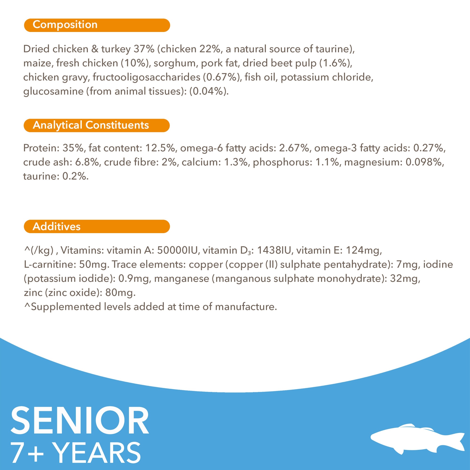 Iams Vitality Senior Cat With Ocean Fish 2kg