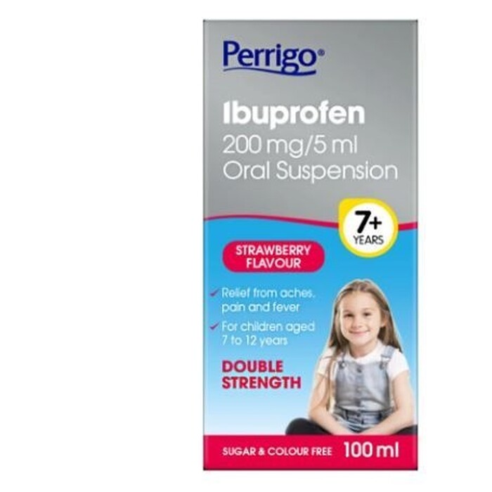 Ibuprofen 200mg/5mls Suspension Double Strength 7+