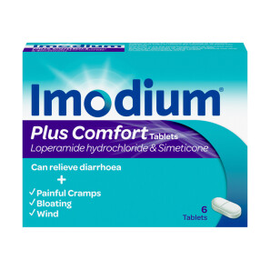  Imodium Plus Comfort Capsules 6 