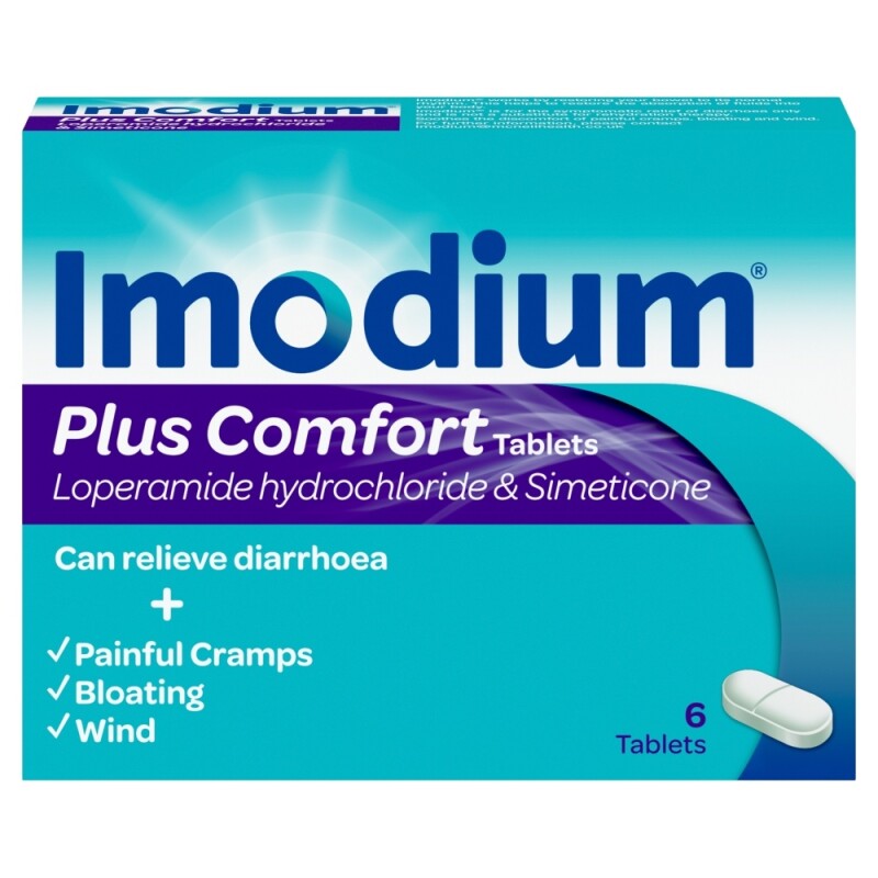 Imodium Plus Comfort Tablets 
