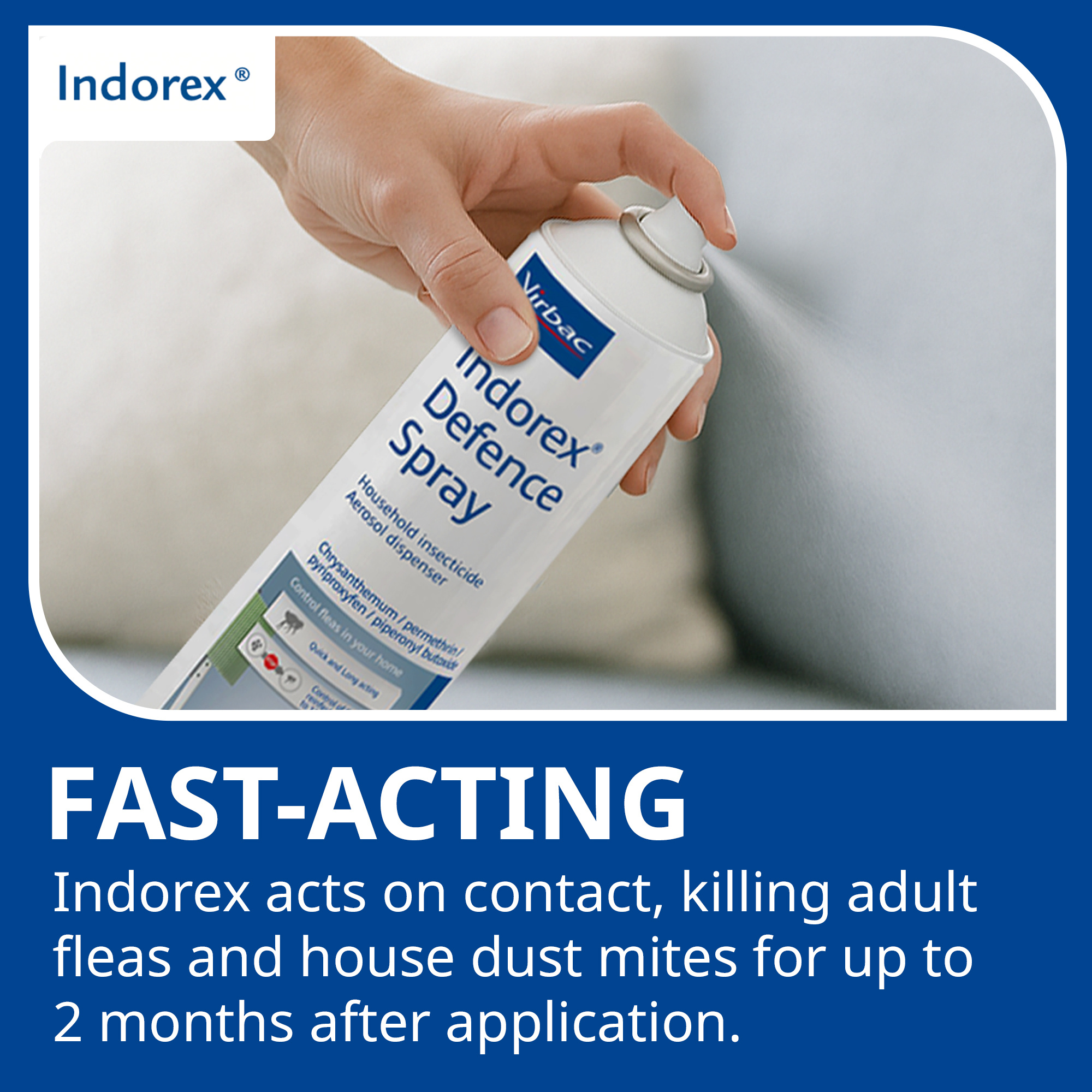 Indorex Defence Household Flea Spray 