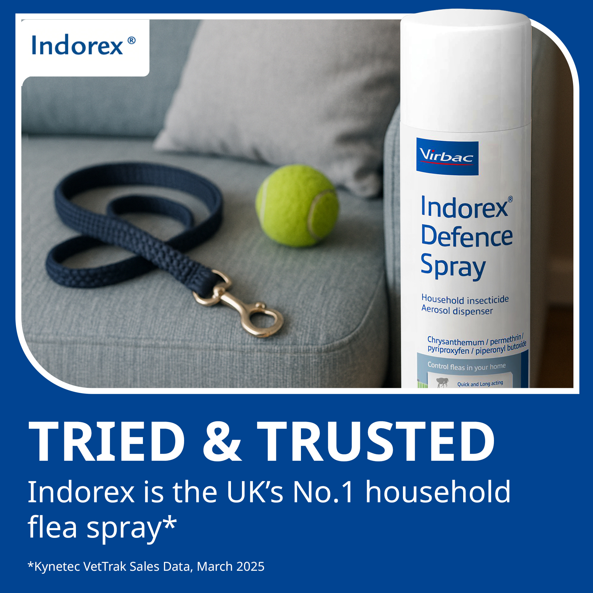 Indorex Defence Household Flea Spray 