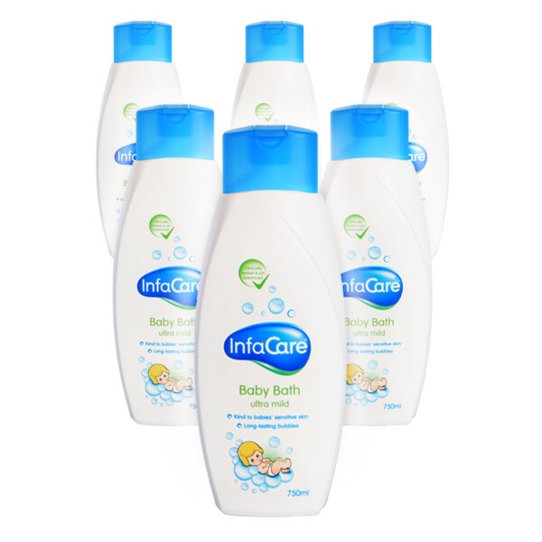 Infacare Baby Bath Ultra Mild 6 Pack