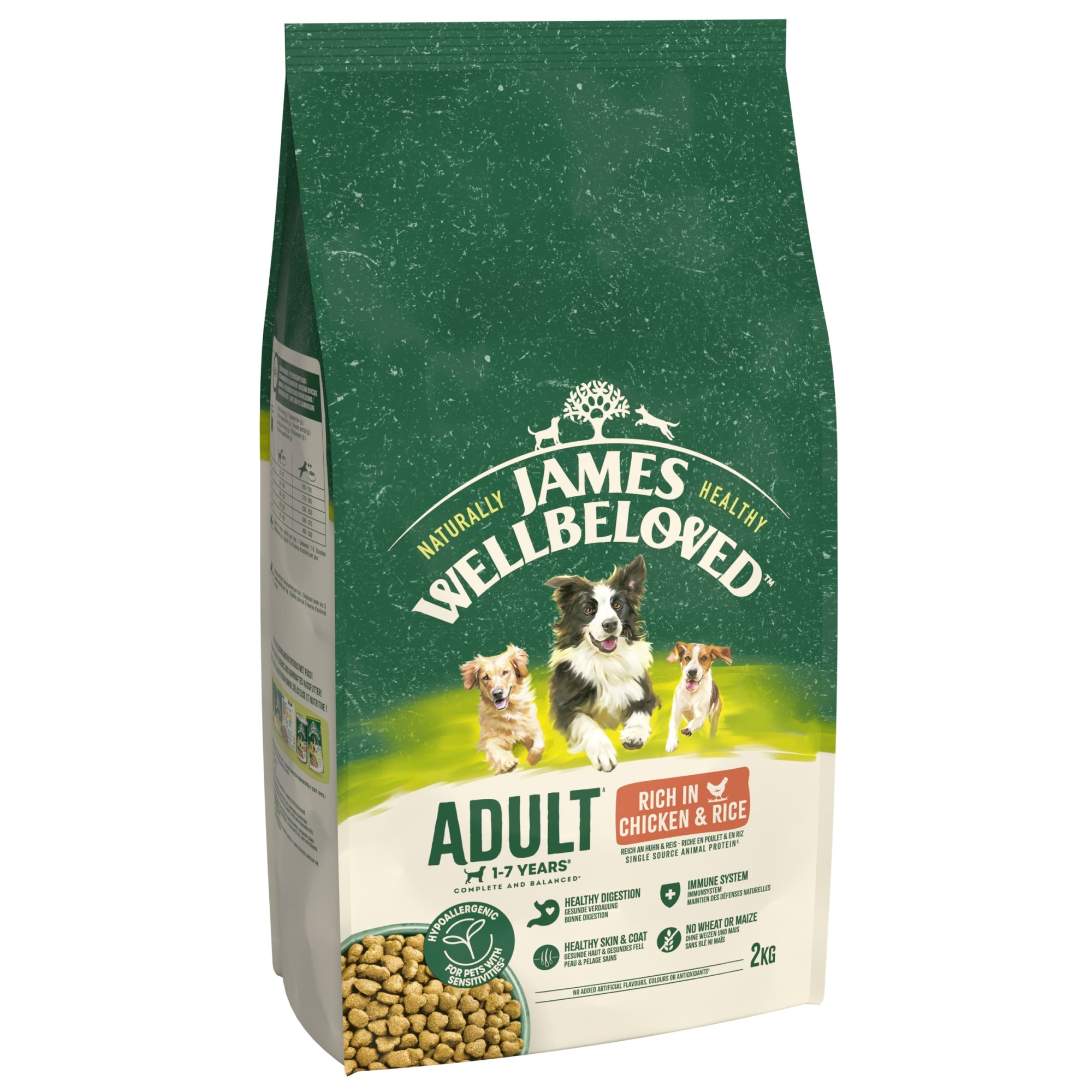 James Wellbeloved Dry Dog Adult Chicken & Rice 2kg