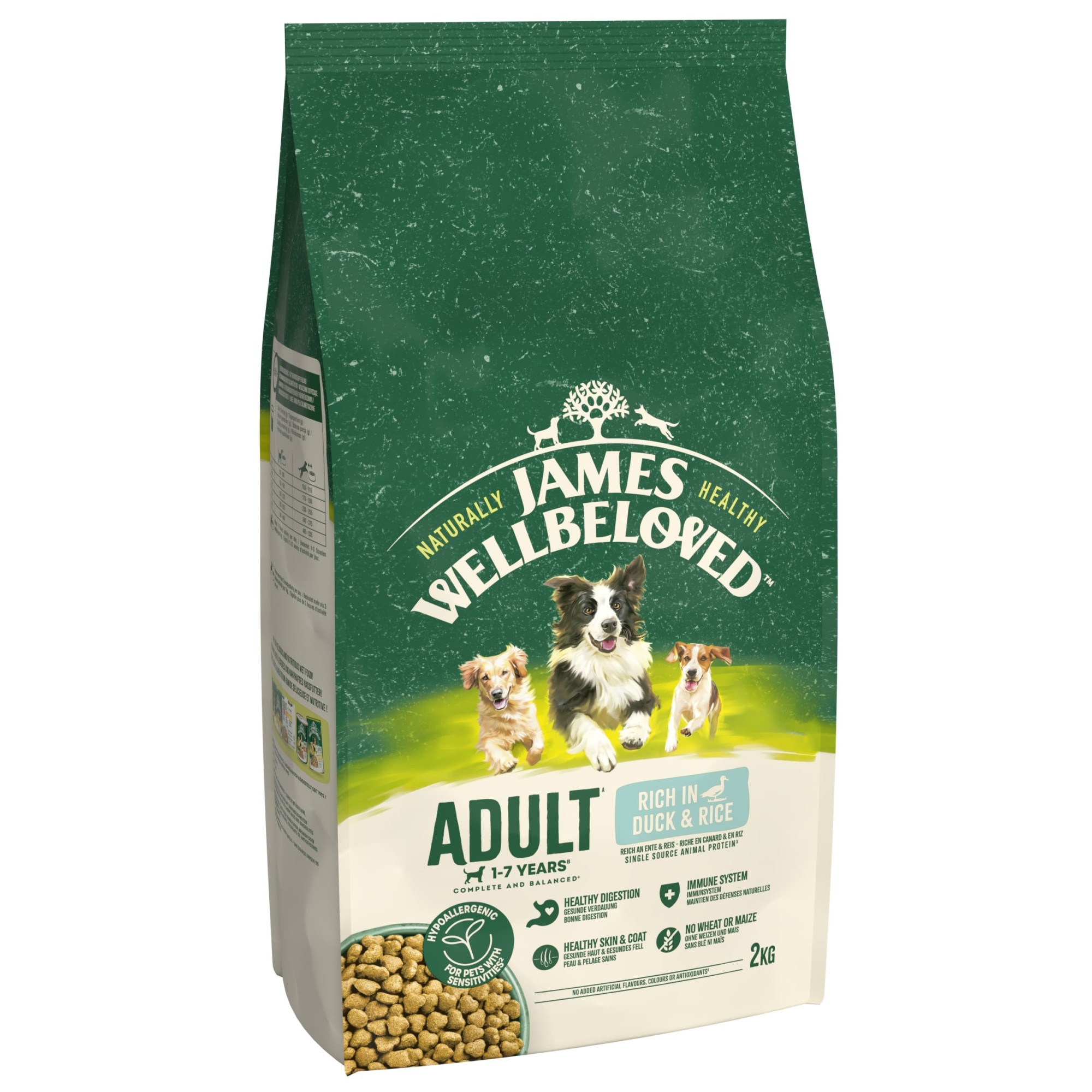 James Wellbeloved Dry Dog Adult Duck & Rice 2kg