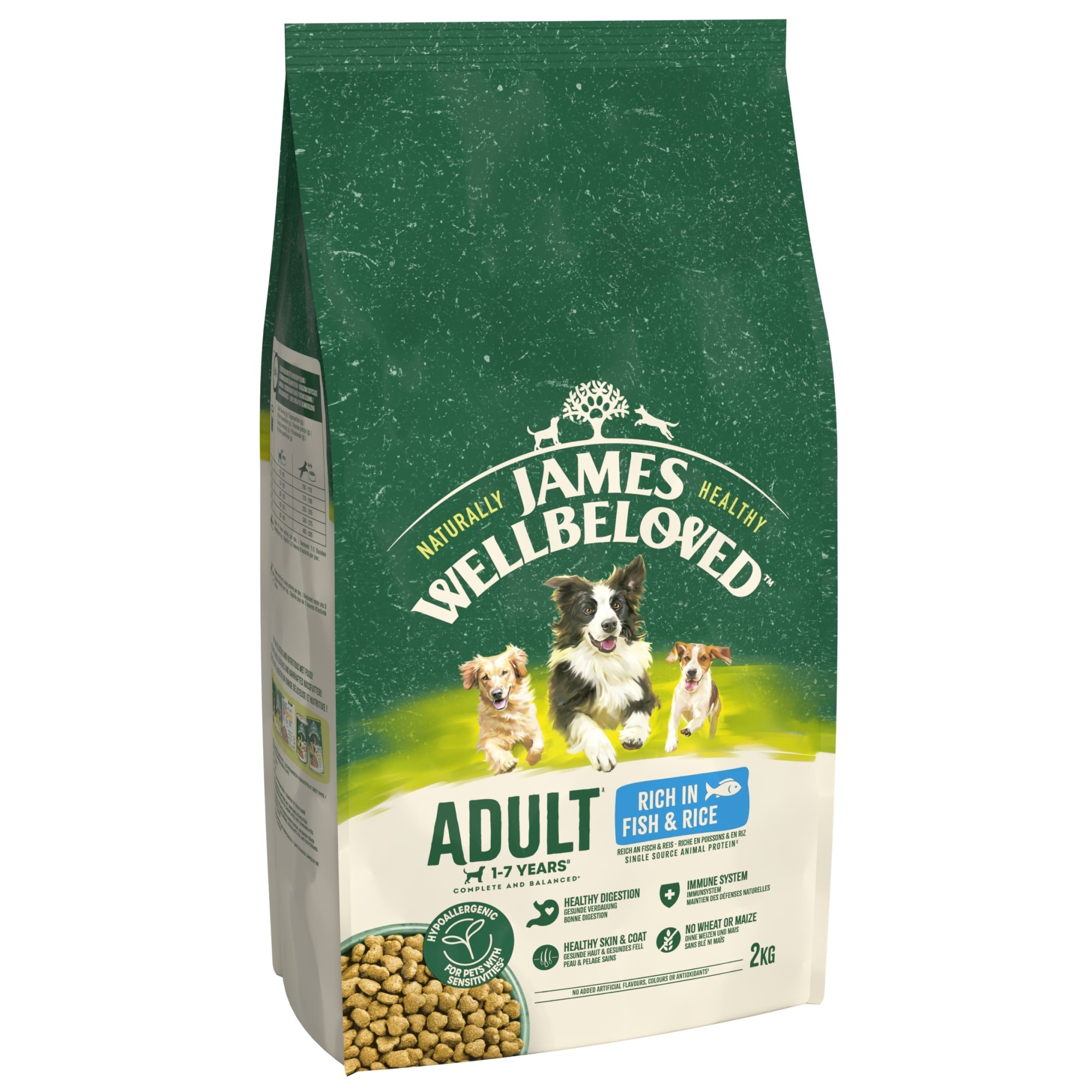 James Wellbeloved Dry Dog Adult Fish & Rice 2kg