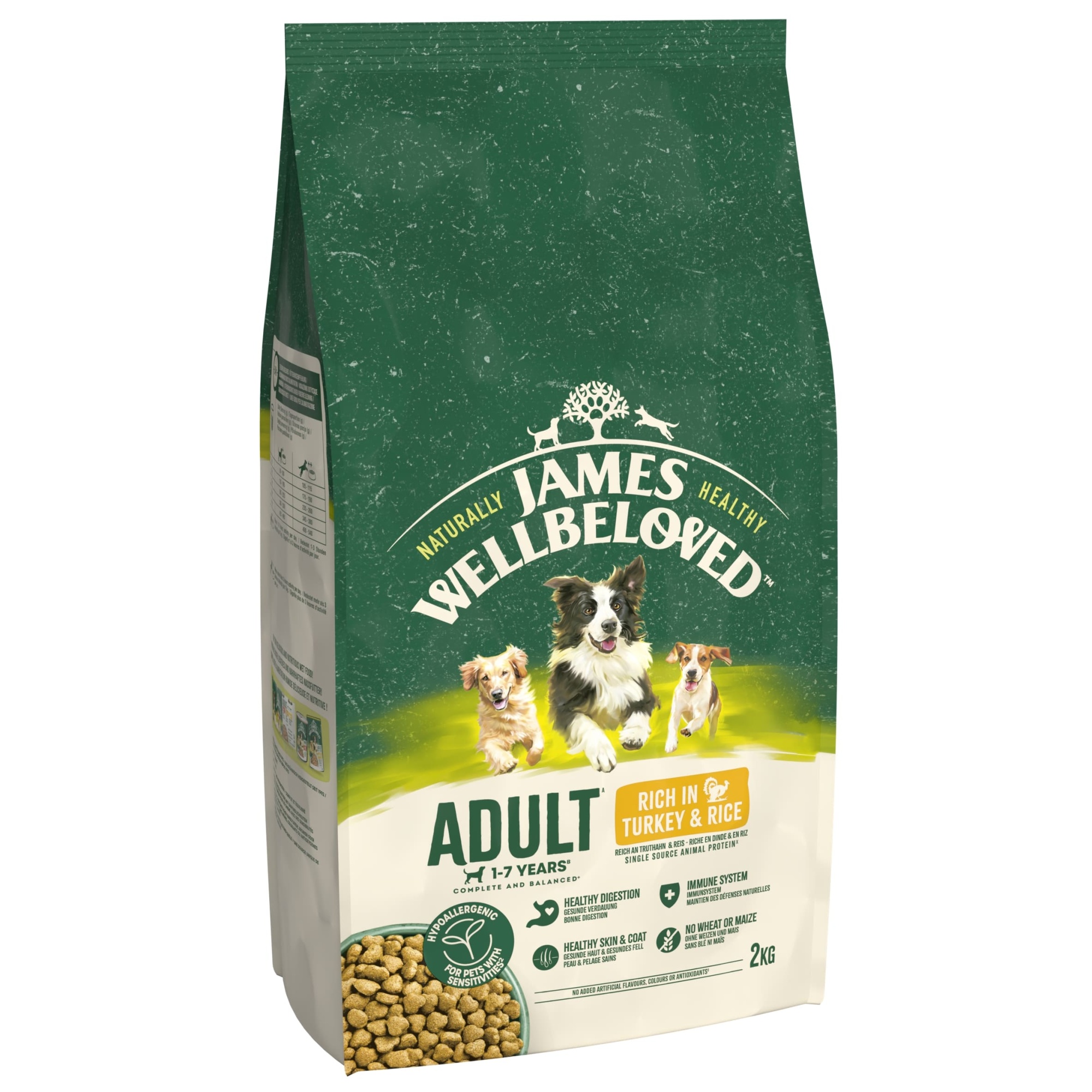 James Wellbeloved Dry Dog Adult Turkey & Rice 2kg