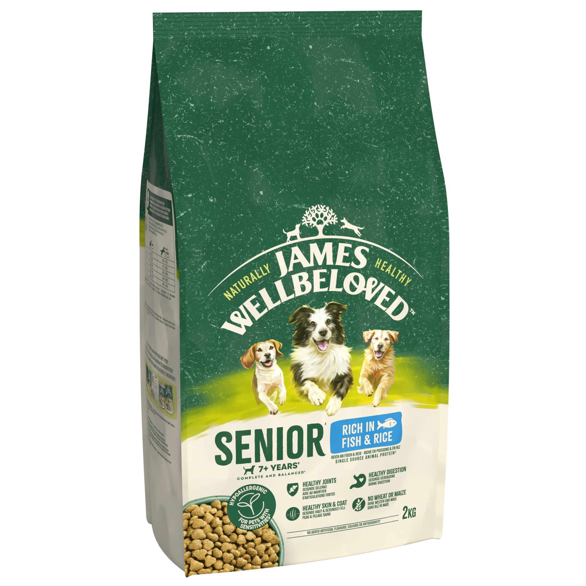 James Wellbeloved Dry Dog Senior Fish & Rice 2kg