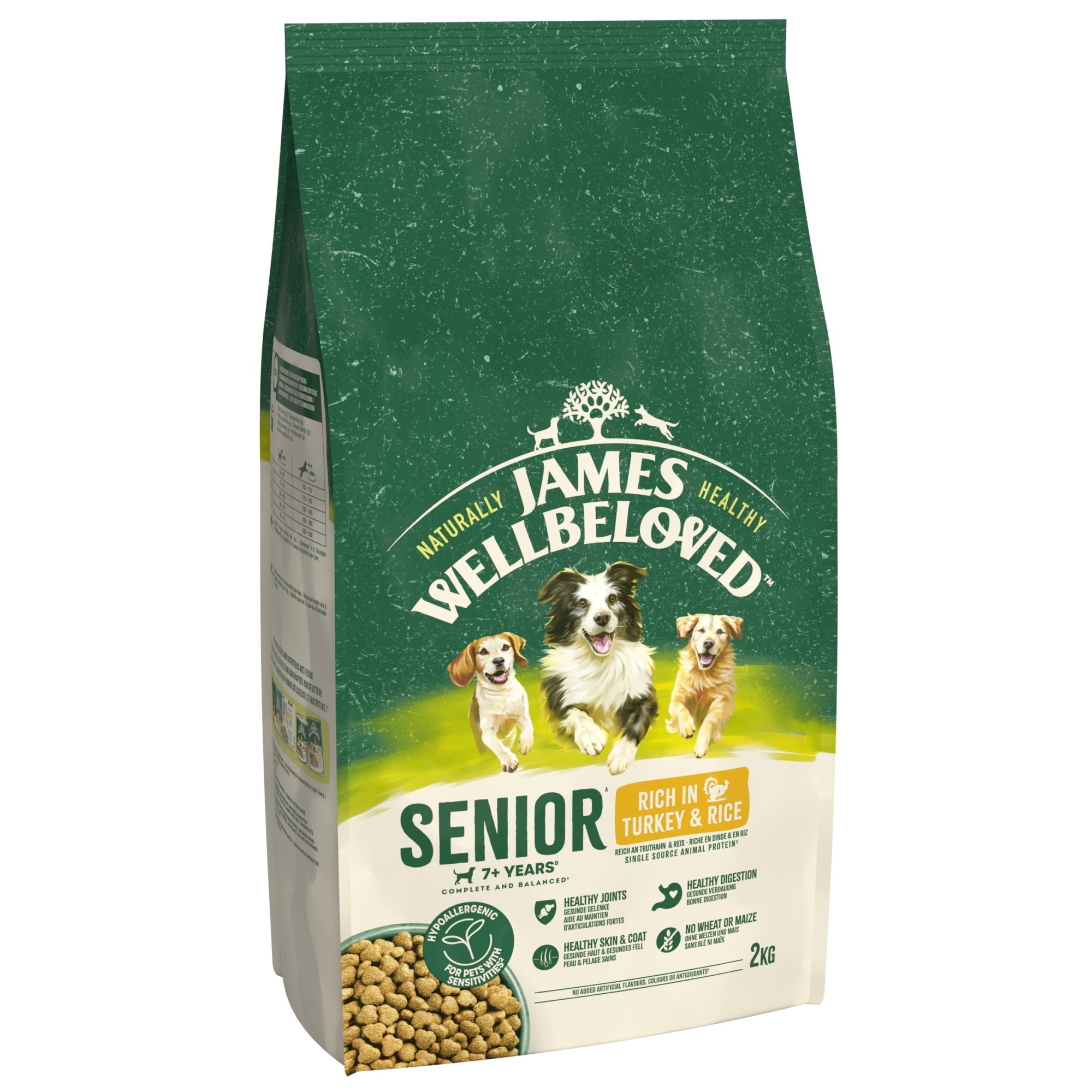 James Wellbeloved Dry Dog Senior Turkey & Rice 2kg