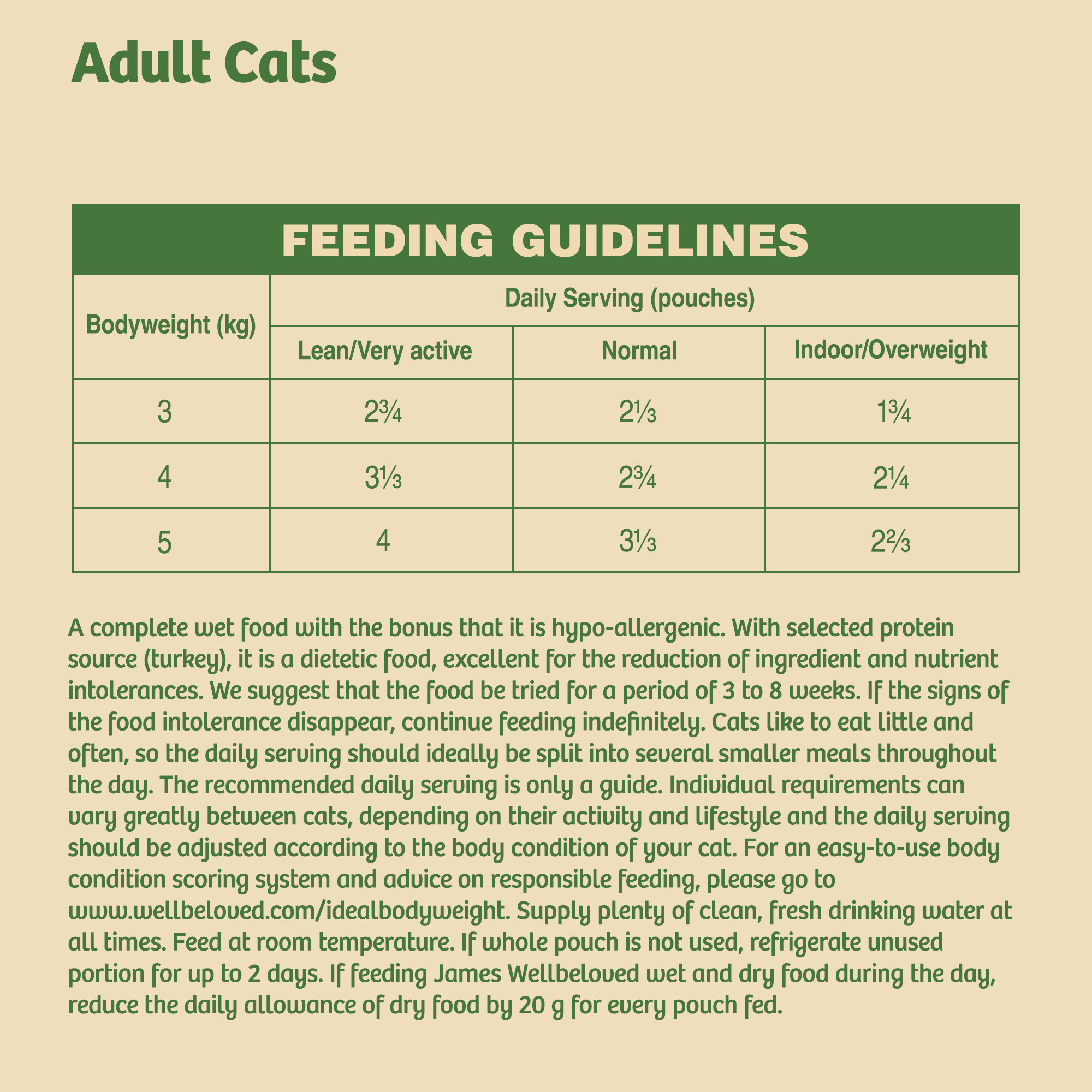 James Wellbeloved Grain Free Adult Cat Wet Food Pouch Turkey in Gravy 24x85g