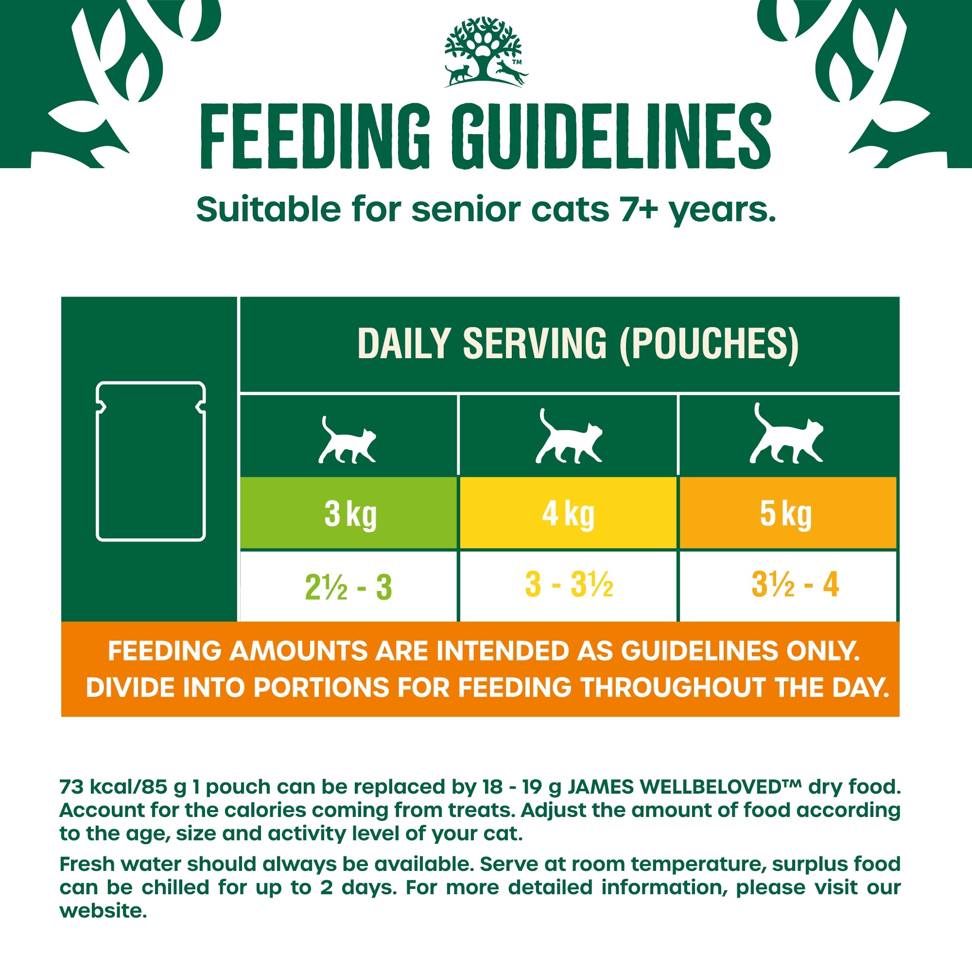 James Wellbeloved Grain Free Senior Cat Wet Food Pouch Turkey in Gravy 12x85g