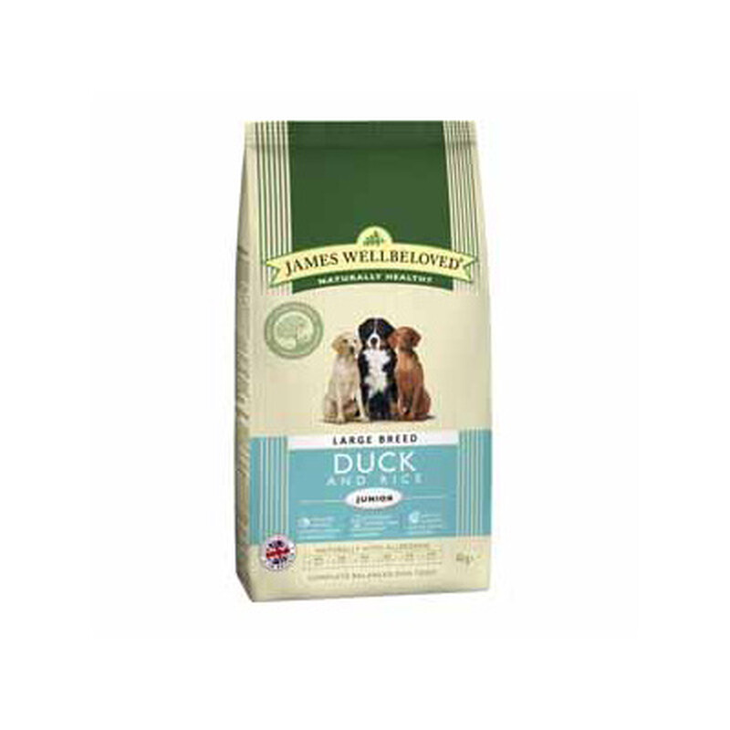 James Wellbeloved Large Breed Junior Duck and Rice