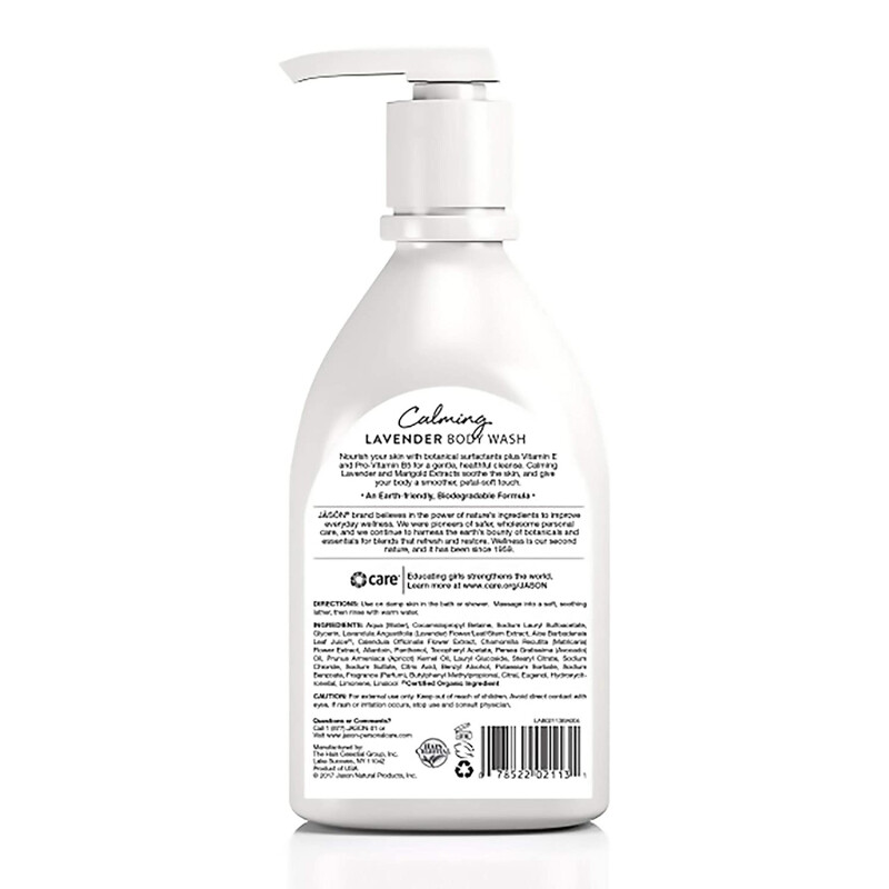 Jason Calming Lavender Body Wash with pump